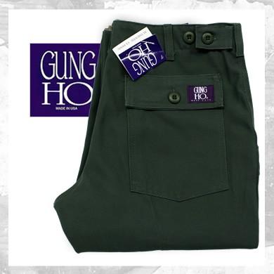 GUNG HO ガンホー CAMP FATIGUE TROUSER ファティーグ トラウザー