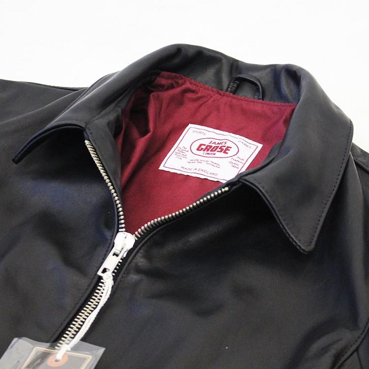 JAMES GROSE ジェームスグロース HORSE LEATHER AVIATION JACKET