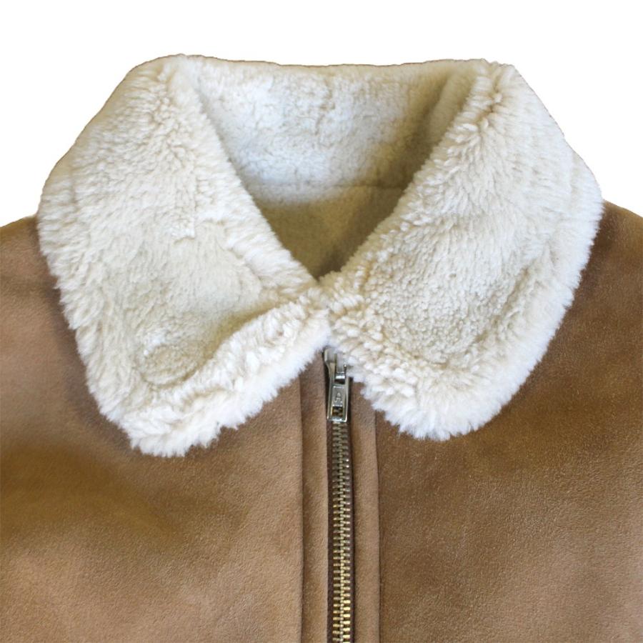 ジェームスグロース JAMES GROSE UNISEX SHEARLING LUNCH JACKET ユニ 