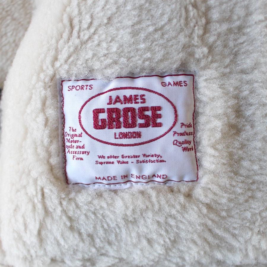 ジェームスグロース JAMES GROSE UNISEX SHEARLING LUNCH JACKET ユニ 
