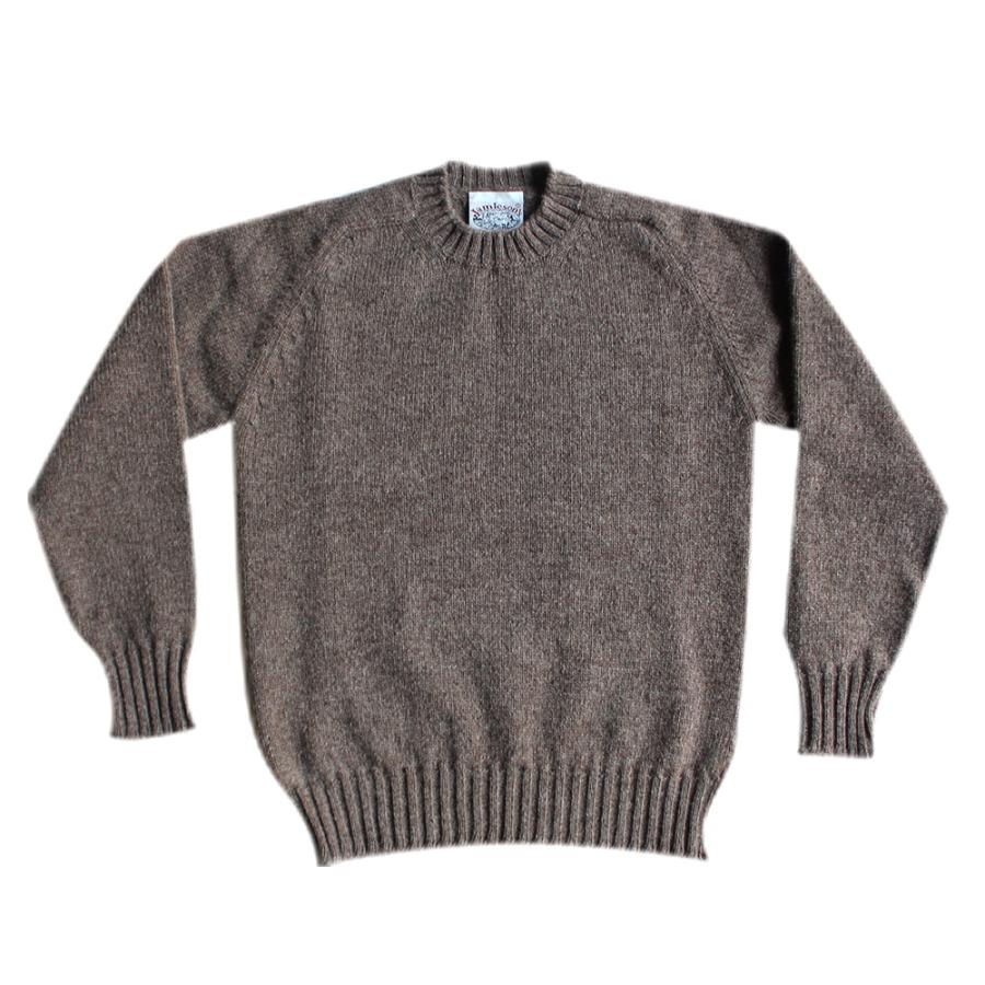 Jamieson's サドルショルダー クルーネックニット ジャミーソンズ Jamieson's of Shetland JAMIESON'S ジャミーソンズ クルーネック