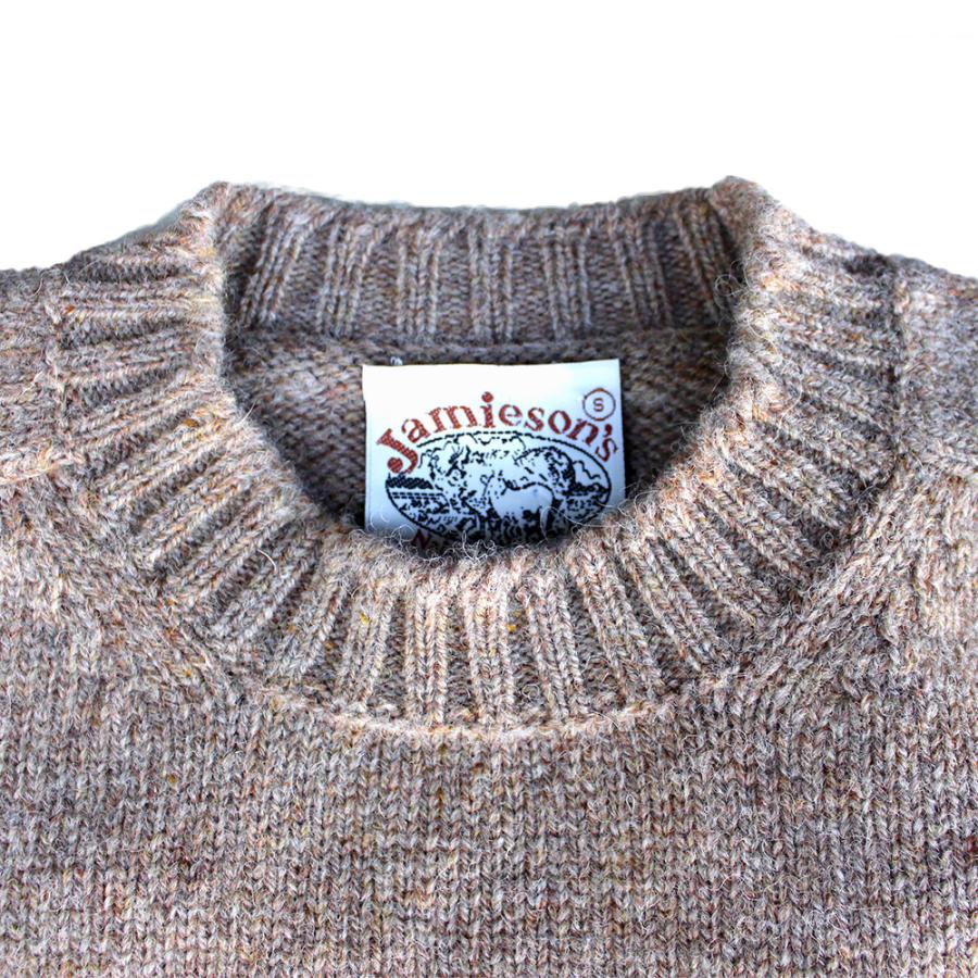 JAMIESON'S ジャミーソンズ 3PLY PLAIN SADDLE SHOULDER CREW JAMIESON'S ジャミーソンズ 3PLY PLAIN SADDLE SHOULDER CREW