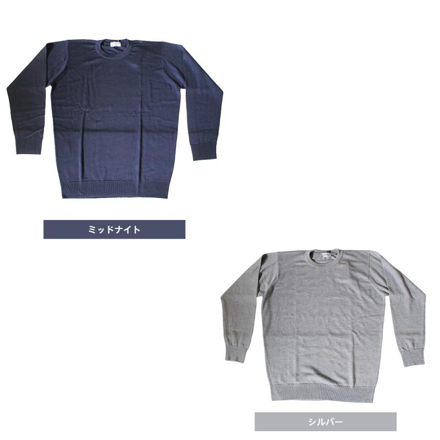 ジョンスメドレー JOHN SMEDLEY A4369 24G CREWNECK L S SWEATER クルーネックニット｜ueno-yayoi｜06