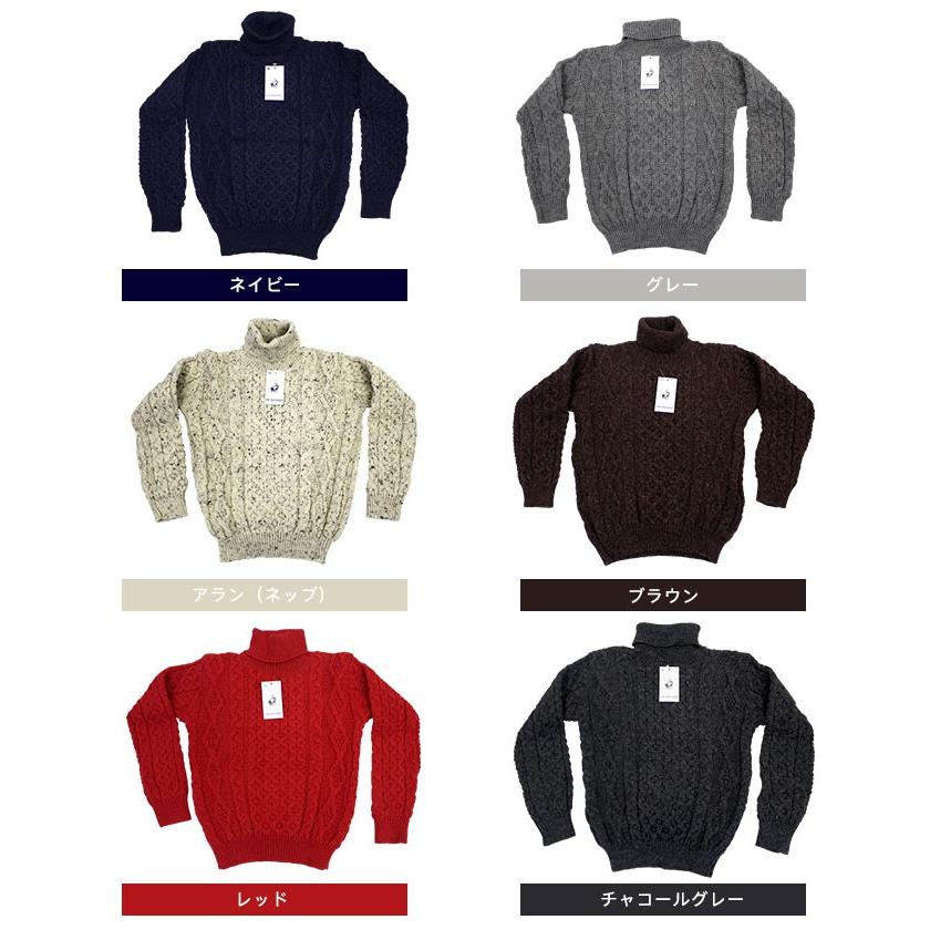 KERRY WOOLLEN MILLS ケリーウーレンミルズ FISHERMAN ARAN TURTLE
