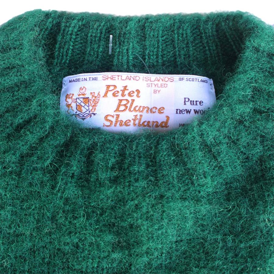 PETER BLANCE ピーターブランス/ピーターバランス SHAGGY DOG CREWNECK SHETLAND SWEATER シャギードッグ  クルーネック シェットランドセーター