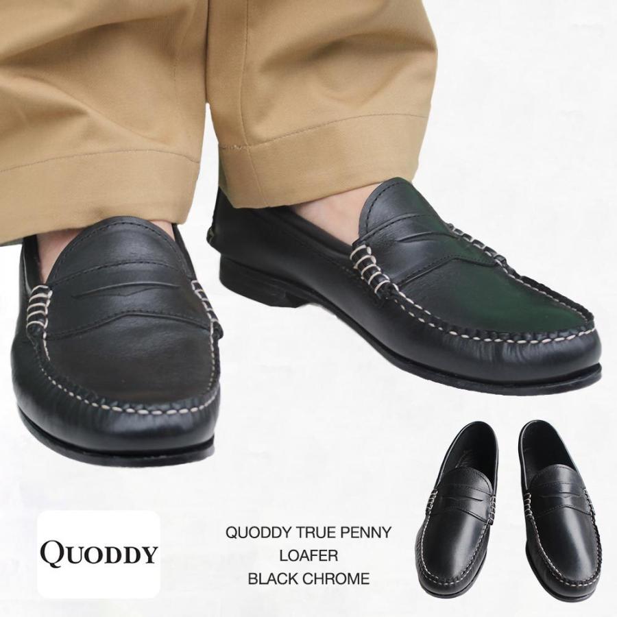 Quoddy クオディ QUODDY TRUE PENNY LOAFER ペニーローファー BLACK 