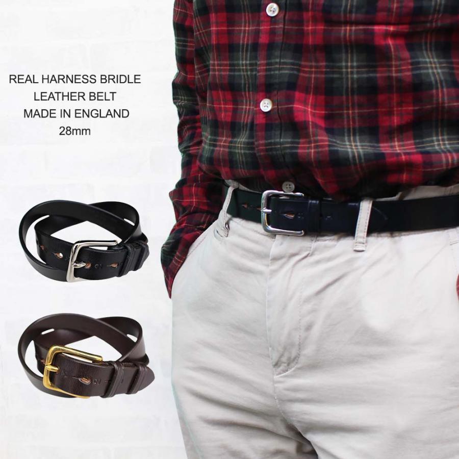 REAL HARNESS リアルハーネス BRIDLE LEATHER BELT MADE IN ENGLAND ブライドルレザーベルト 28mm  イギリス製 : real-harness-28-2022 : インポートショップヤヨイ - 通販 - Yahoo!ショッピング