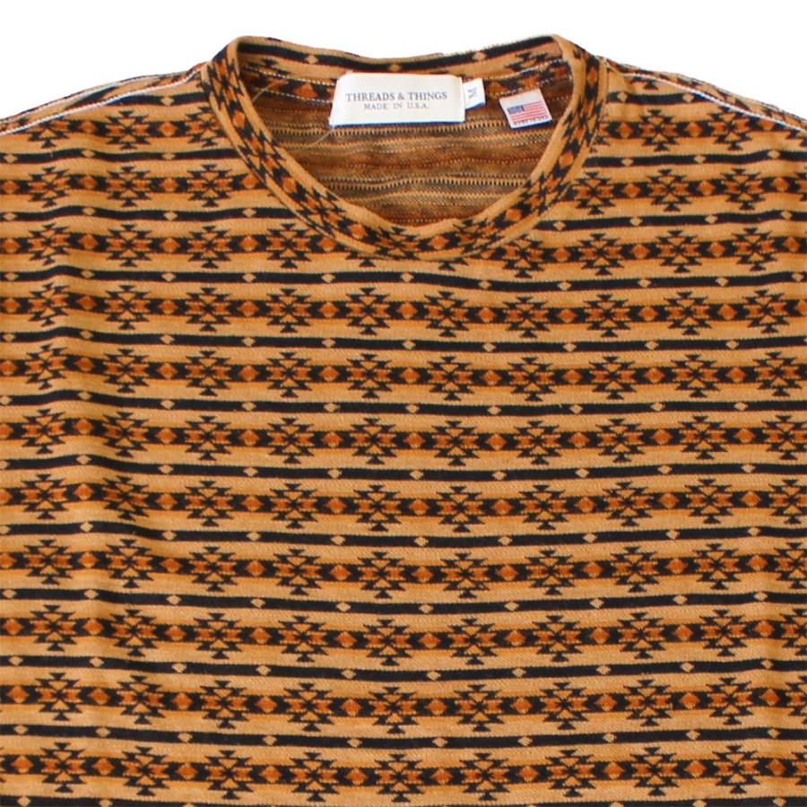 スレッズ アンド シングス THREADS & THINGS JAQUARD DYE S TEE