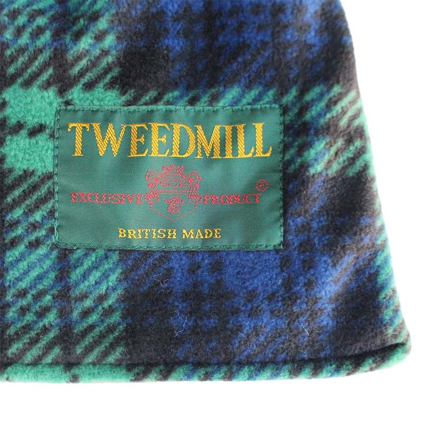 ツイードミル TWEEDMILL REVERSIBLE FLEECE SCARF WITH SLIT リバーシブル スリット付フリースマフラー｜ueno-yayoi｜03