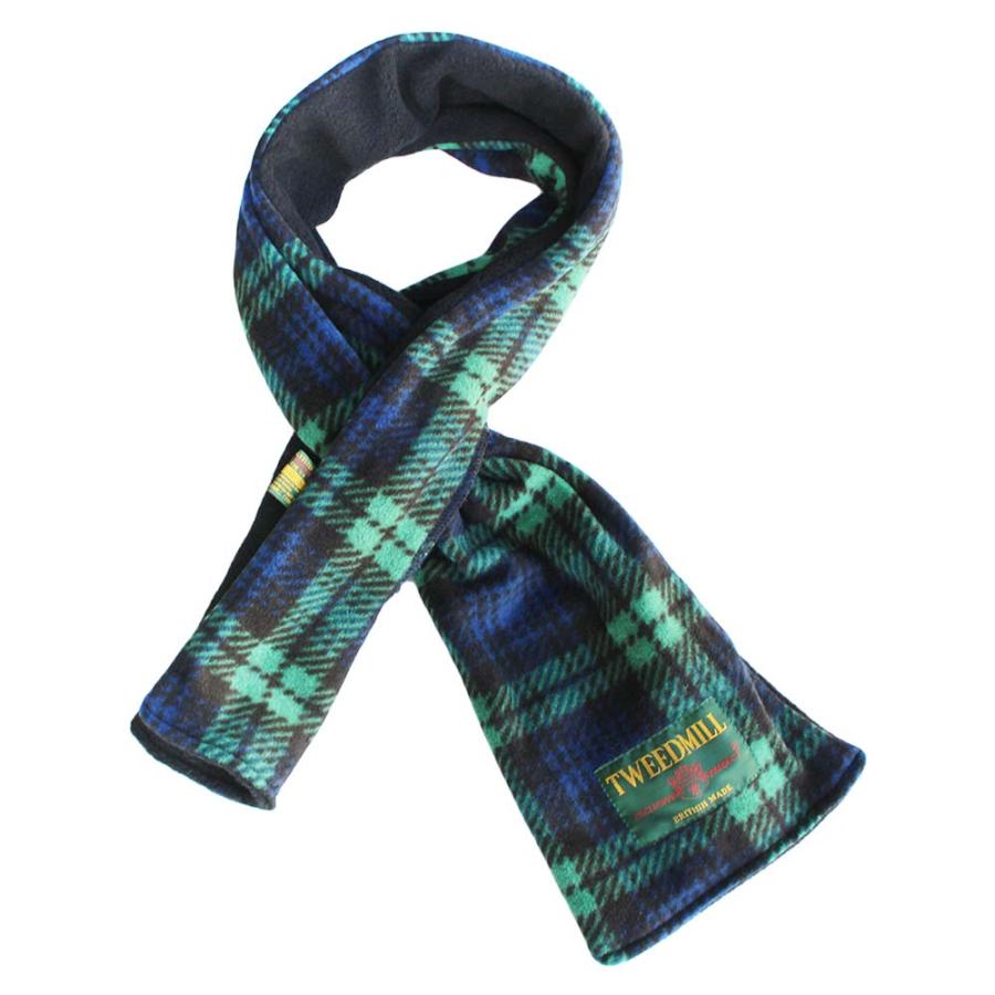 ツイードミル TWEEDMILL REVERSIBLE FLEECE SCARF WITH SLIT リバーシブル スリット付フリースマフラー｜ueno-yayoi｜08