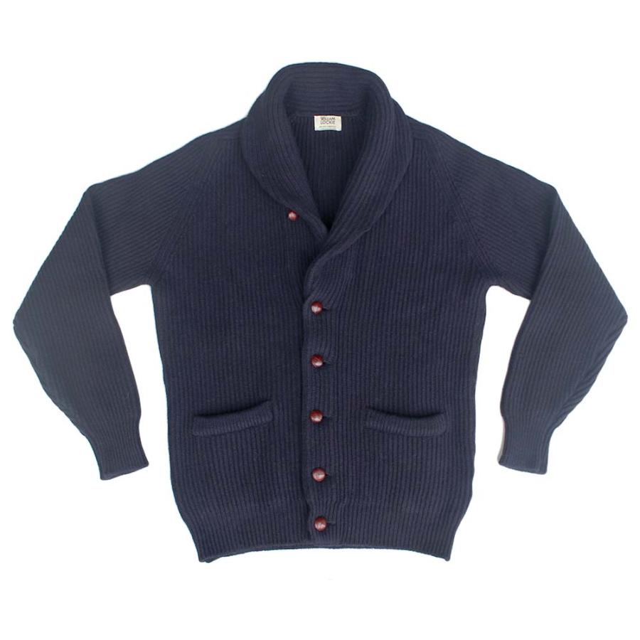 ウィリアムロッキー　WILLIAM LOCKIE　WINDSOR  8  SHAWL COLLAR CARDIGAN ウィンザー　ショールカラーカーディガン｜ueno-yayoi｜10