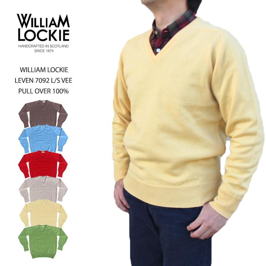 ウィリアムロッキー WILLIAM LOCKIE LEVEN 7092 L S VEE PULL OVER 100