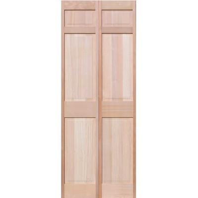 【クローゼットドア】木製バイフォールド ２枚パネル 幅753mm-1460 Three Panel
