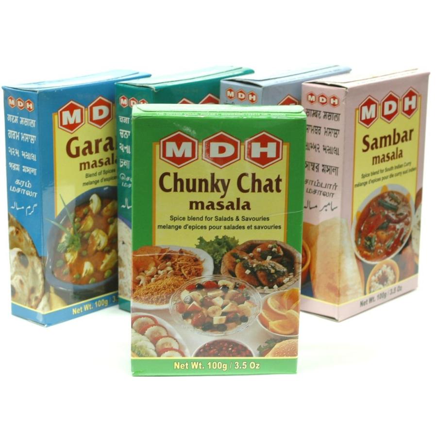 MDH チャットマサラ チャートマサラ chunky chat masala 100g : アメ横
