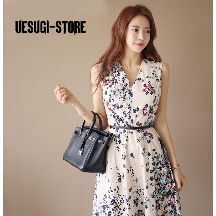 サマーセール ワンピース レディース 夏 40代 30代 代 花柄特集 ミモレ丈 フレアワンピース 小花柄 可愛い Usx Nwp19 上杉ストア 通販 Yahoo ショッピング