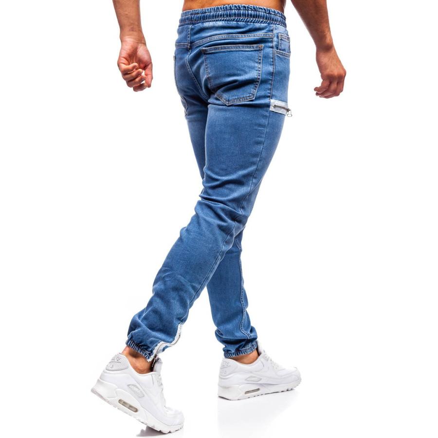 ジーンズ メンズ デニムパンツ スウェットデニム スウェット ストレッチ デニム 裾ファスナー ジーパン Gパン Usx Xmkz27 上杉ストア 通販 Yahoo ショッピング