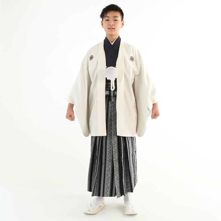 袴　フルセット　男の子　卒業式 小学生 卒業式 男の子 袴 Z081 JAPANSTYLE 紺地 兜に熨斗 | 着物