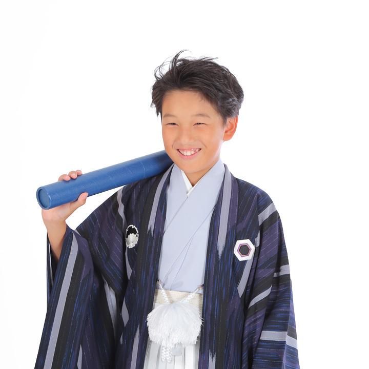 小学生　卒業式　レンタル　袴 HK-B95 フルセット袴レンタル 送料無料 小学校 卒業式 袴 ジュニアハカマレンタル 6年生 男の子 卒業式 羽織袴着物レンタル 男児