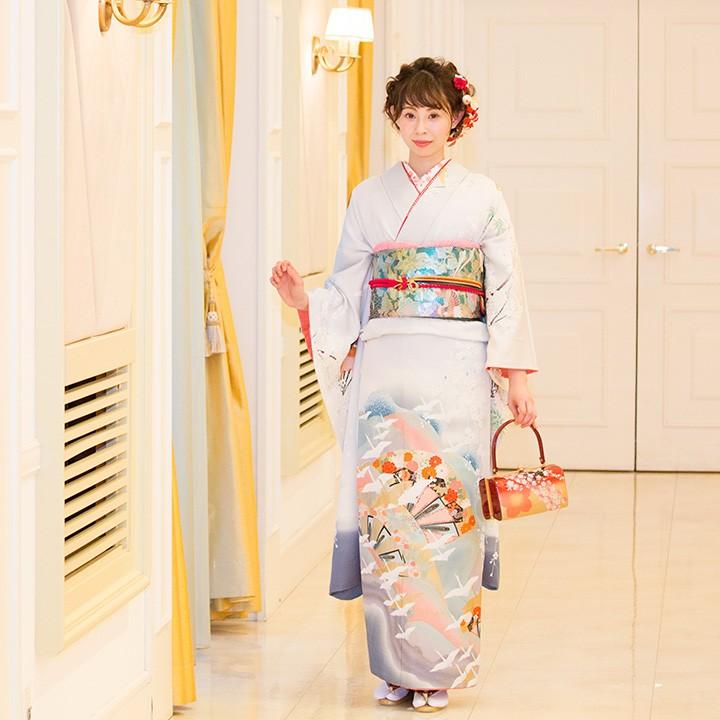 [正絹]振袖フルセット　成人式　白地　髪飾り付き 楽天市場】【成人式 振袖 レンタル】成人式 振袖|成人式振袖レンタル
