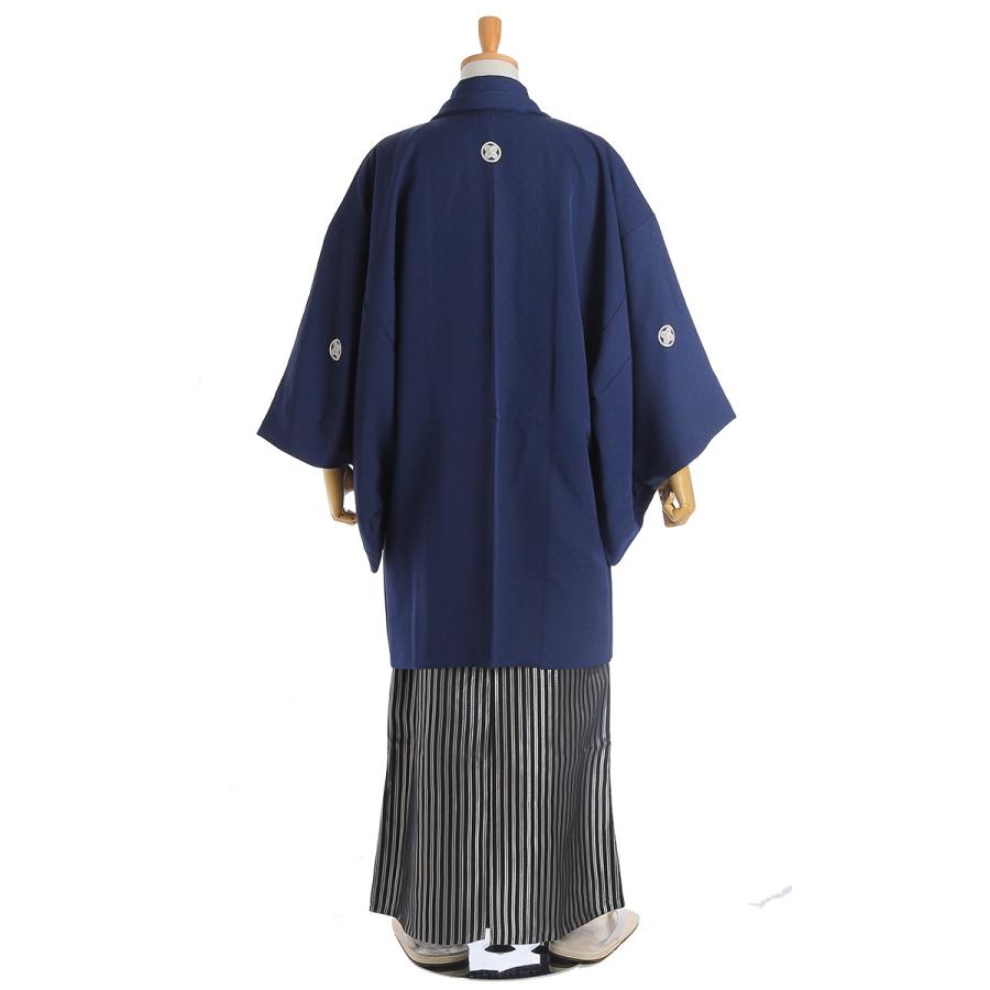 【即納品】鶴ブルー　羽織袴セット　120cm re-jrha-302_m1.jpg