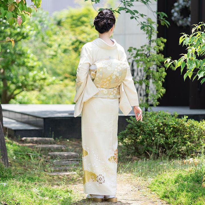 高級 色留袖レンタル 送料無料 ITS-MA582 正絹 蒸栗色 結婚式 貸