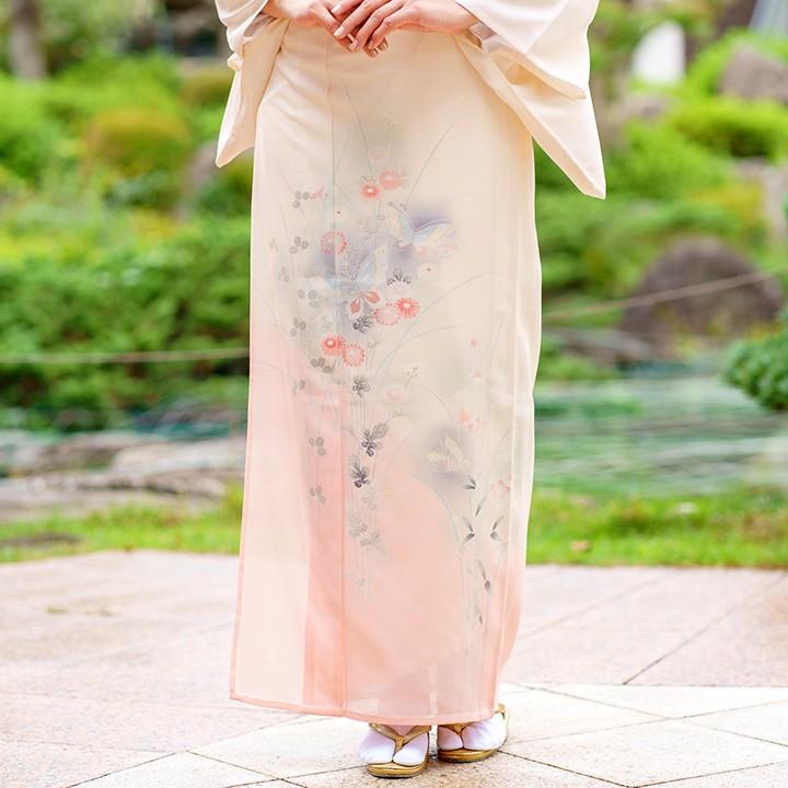 レンタル 夏用 絽 訪問着フルセット 高級 ROHO-064 蝶と菊 結婚式 列席 訪問着 絽着物 夏お宮参り 式典着物レンタル 夏お茶会着物 ...