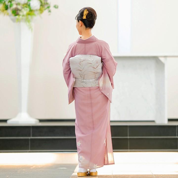 レンタル 夏用 絽 訪問着 フルセット 高級 ROHO-068 梅紫 結婚式 列席 絽着物 夏お宮参り 式典着物レンタル 夏お茶会着物 6月 ...