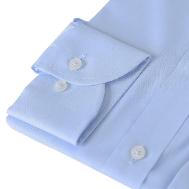 ブルー ウイングカラーシャツ タキシードの必需品ウイングカラーシャツ