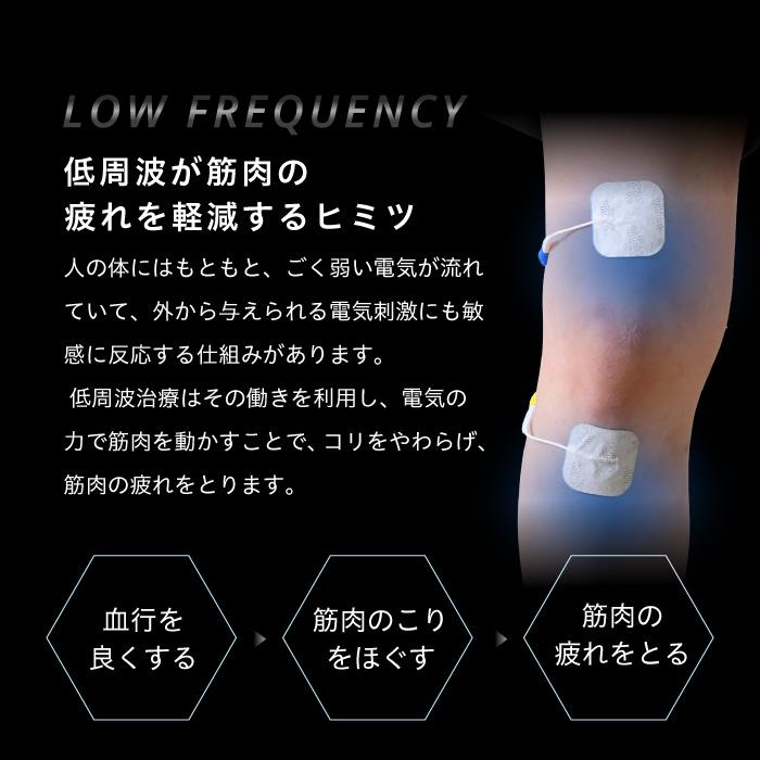 【日本製】uFit 低周波治療器 医療機器 強力 小型 充電式 専用パッド マイクロカレント プロアスリート愛用 1年保証 スポーツ 低周波マッサージ 電気マッサージの画像
