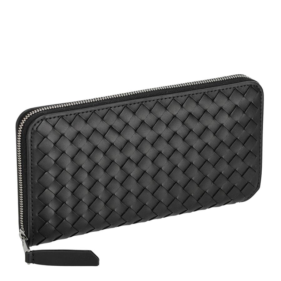 BOTTEGA VENETA ボッテガ ヴェネタ 財布 ラウンドファスナー長財布 796967-V69G2-8803 INTRECCIATO イントレチャート メンズの画像