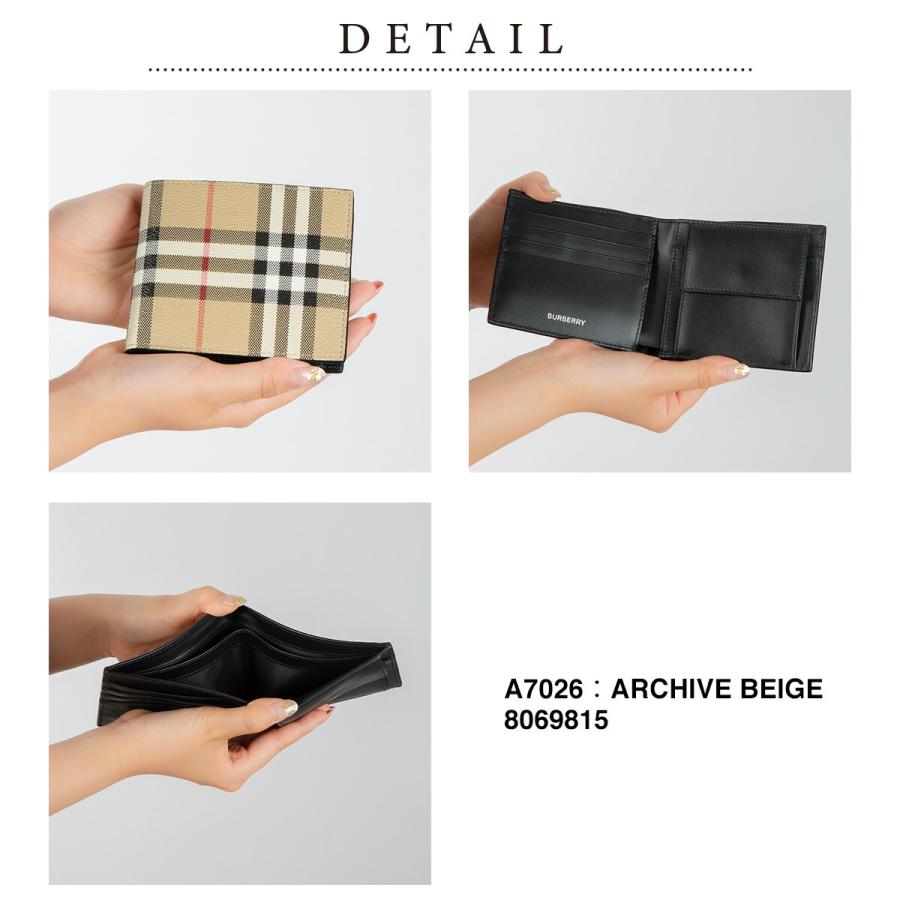 BURBERRY バーバリー 小物 二つ折り財布 8069815 8070201 メンズ : U