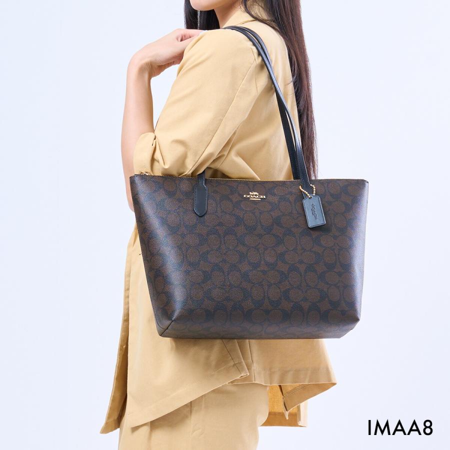 COACH コーチ バッグ トートバッグ 4455 レディース ZIP TOP TOTE