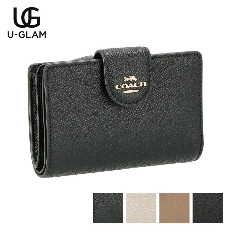 COACH(コーチ) 2つ折り財布 ミディアム コーナー ジップ ウォレット 6390 ベージュ L字ファスナー レザー コーチ COACH MEDIUM CORNER ZIP WALLET ミディアム コーナー ジップ