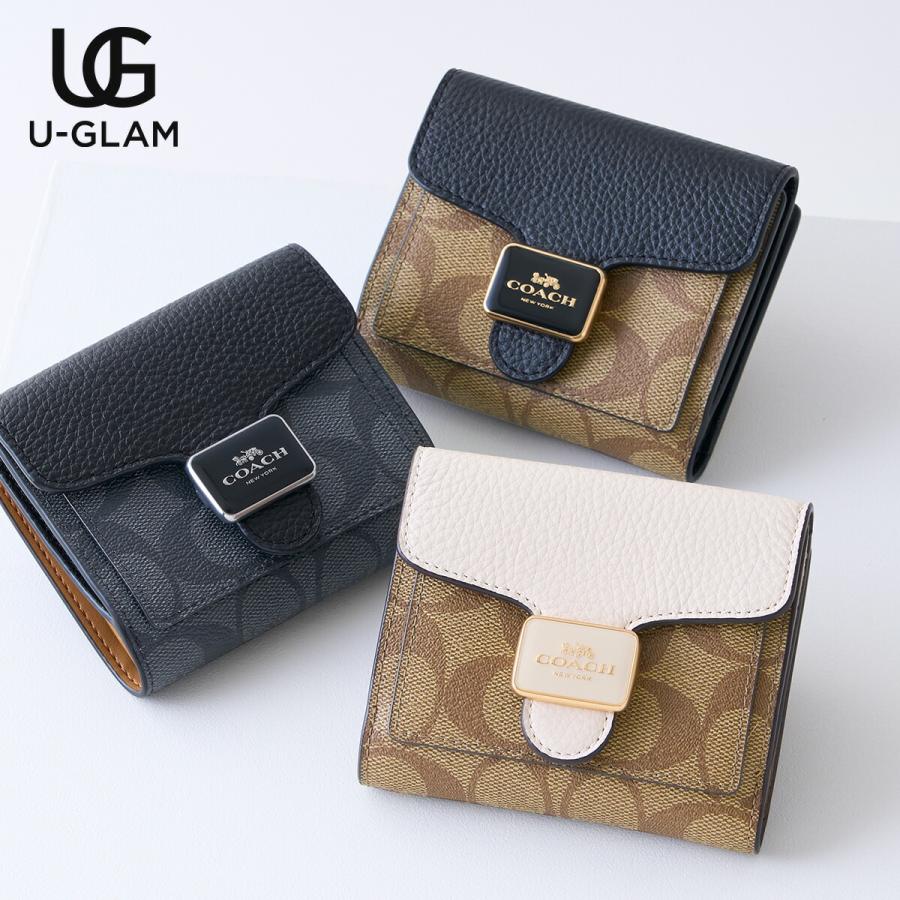 極美品⭐️COACH コーチ 二つ折り財布 シグネチャー C7805 箱付 COACH コーチ 小物 二つ折り財布 C7805 レディース PEPPER WALLET