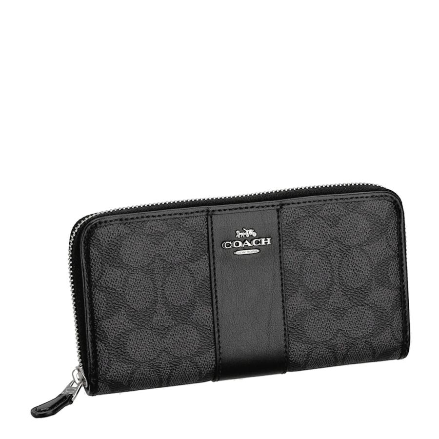 COACH コーチ 財布 ラウンドファスナー長財布 CCQ07 メンズ ACCORDION