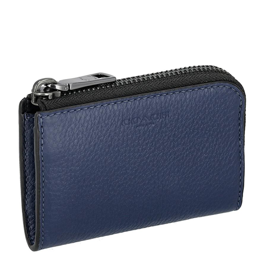 COACH 2025ラッキーバック キーケース 小物入れ ｸﾞﾚｰ/ﾁｬｺｰﾙ ジップ