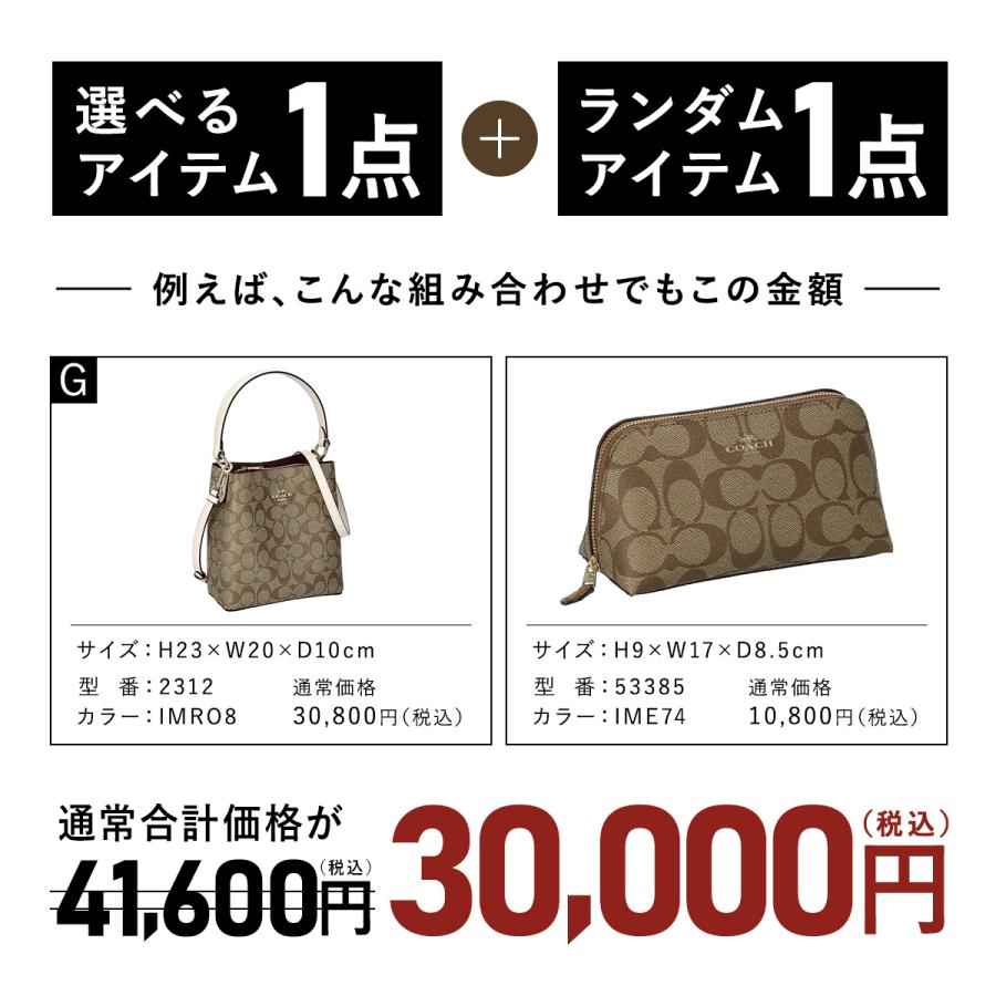 COACH 9種から選べる + ランダム福袋 コーチ 福袋 選べる バッグ