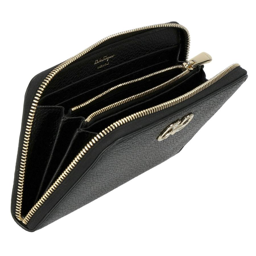 Ferragamo フェラガモ 財布 長財布 ラウンドファスナー GANCINO SOFT 220405 レディース 758663 758661_12