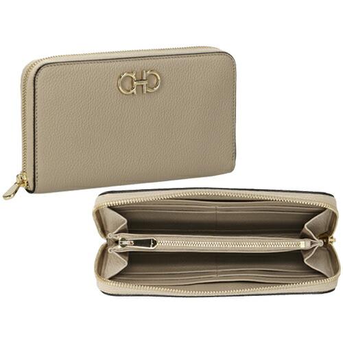 Ferragamo フェラガモ 財布 長財布 ラウンドファスナー GANCINO SOFT 220405 レディース 758663 758661_2