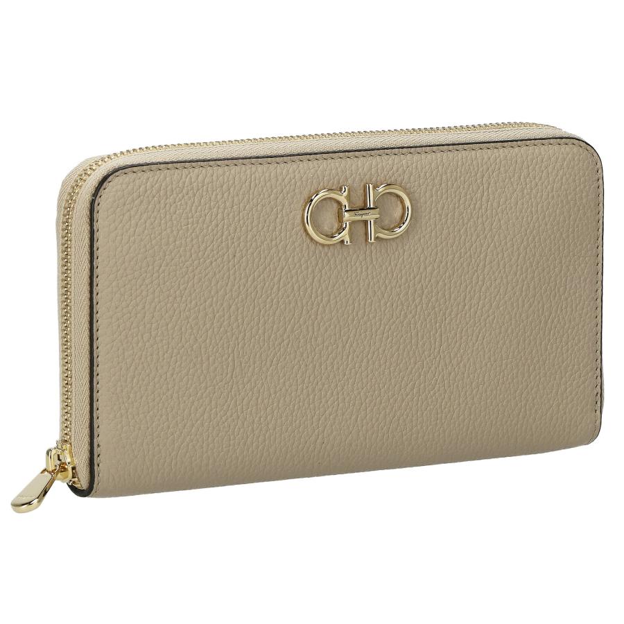 Ferragamo フェラガモ 財布 長財布 ラウンドファスナー GANCINO SOFT 220405 レディース 758663 758661_3