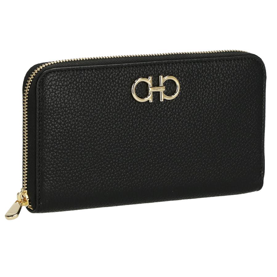 Ferragamo フェラガモ 財布 長財布 ラウンドファスナー GANCINO SOFT 220405 レディース 758663 758661_9
