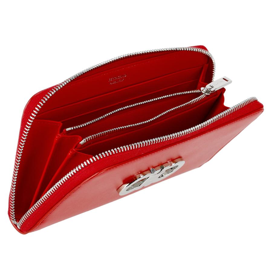 Ferragamo フェラガモ 財布 長財布 ラウンドファスナー DOUBLE GANCIO  220626  レディース 770856 770772の画像