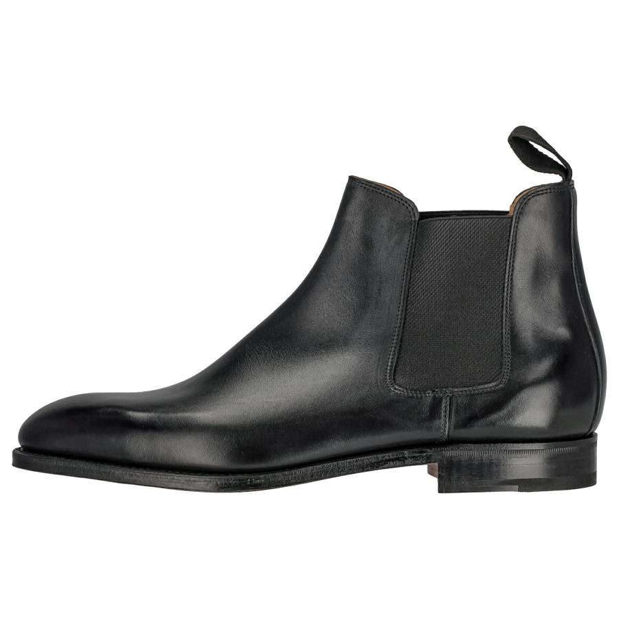 JOHN LOBB ジョンロブ 革靴 ブーツ Lawry ローリー チェルシーブーツ サイドゴアブーツ 424041L 1R メンズ ブラック ラスト8695の画像
