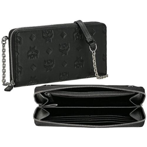 MCM エムシーエム 財布 ラウンドファスナー長財布 AREN ZIPPED WALLET 