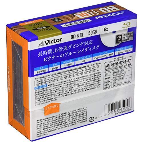 ビクター(Victor) 1回録画用 BD-R DL VBR260RP10J1 (片面2層/1-6倍速/10枚)｜ugn-store｜02