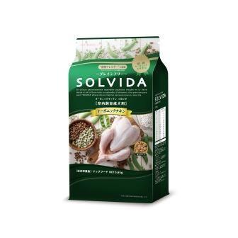 ソルビダ　グレインフリー　チキン　室内飼育成犬用　3.6kgx2袋 ソルビダ（SOLVIDA） グレインフリー チキン 室内飼育成犬用 3.6kg