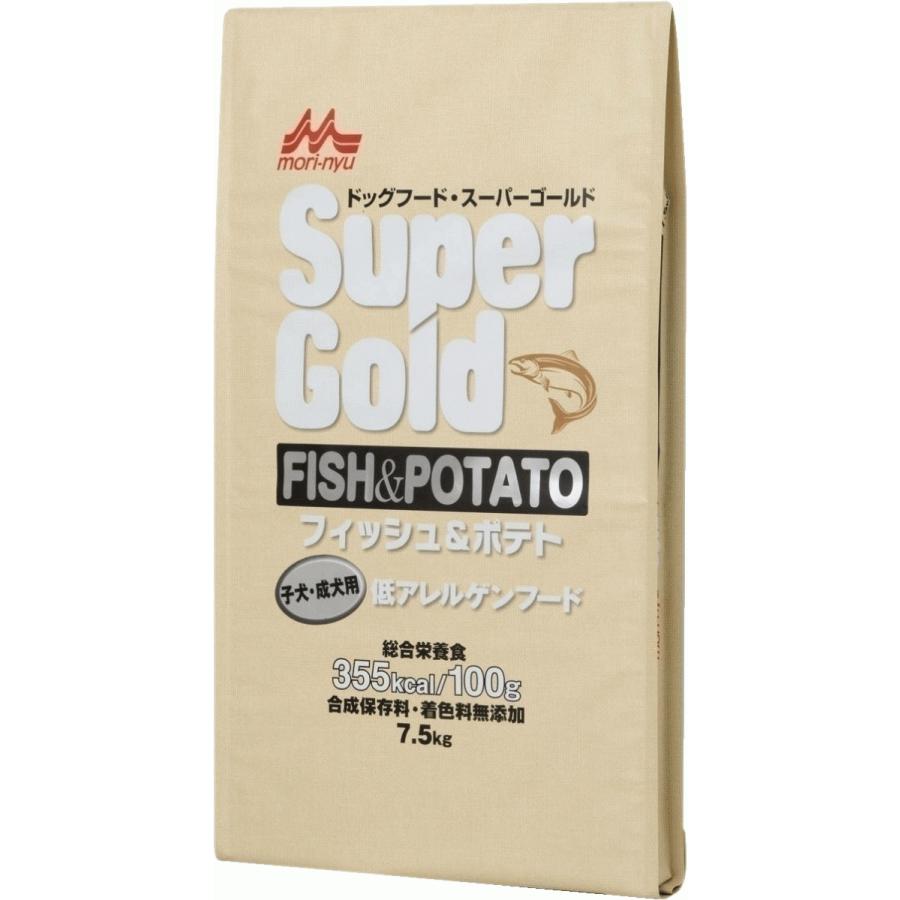 mori-niku Super Gold 低アレルゲンドッグフード 15kg Amazon.co.jp: 森乳スーパーゴールドフィッシュ＆ポテト（子犬・成犬用