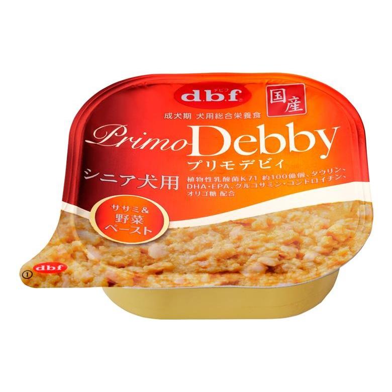 デビフペット プリモデビィ シニア犬用 ササミ＆野菜ペースト 95g×24缶