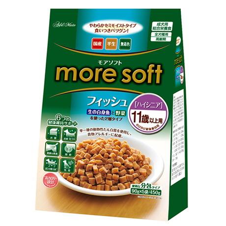 株式会社ペティオ　モアソフト　ハイシニア　フィッシュ 8袋セット Petio（ペティオ） モアソフト フィッシュ ハイシニア 450g 450g×12