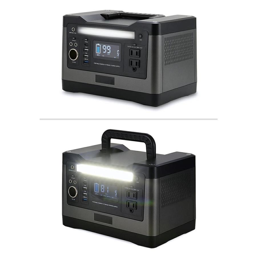 ポータブル電源 大容量 540W 150000mAh PSE認証済み Hypowell ポータブル電源 大容量 純正弦波540W 150000mAh/540Wh